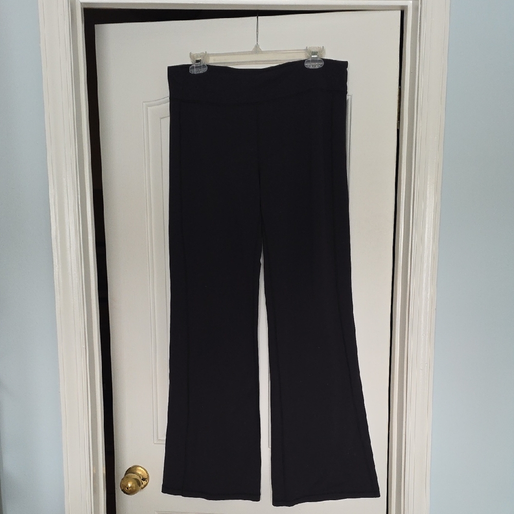 Athleta Black Flare Pants XL